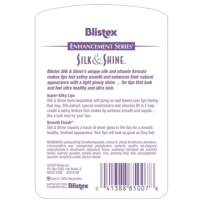 Blistex Silk & Shine Lip Balm Oz