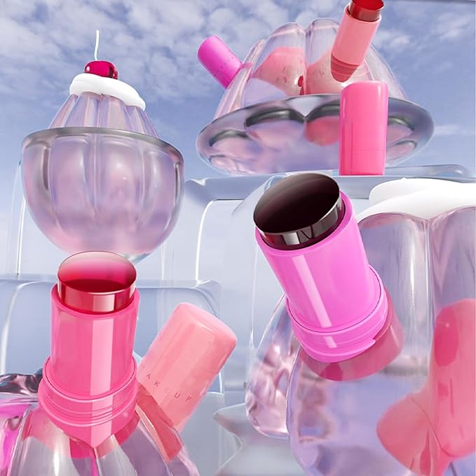 Cooling Water Jelly Tint, Cream Jelly Blush Stick Women #04