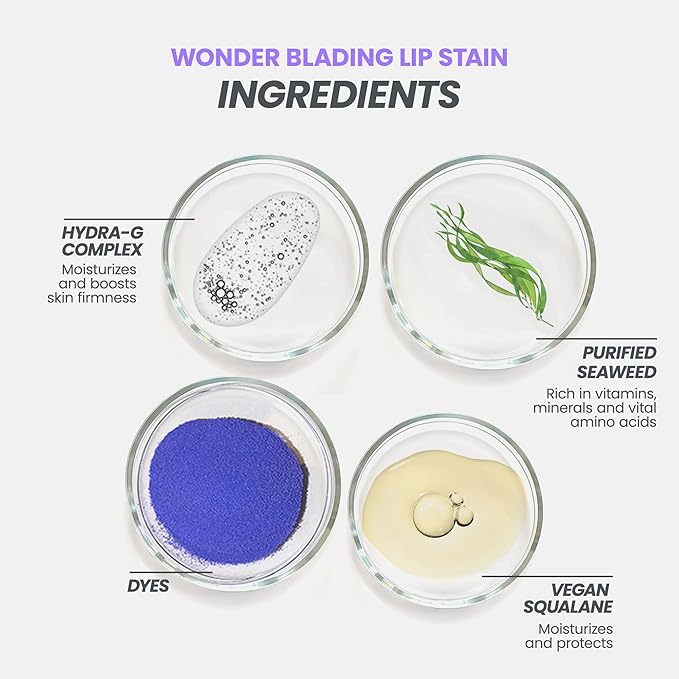 Wonderskin Wonder Blading Lip Stain Peel Off Masque - Long Lasting, Waterproof and Transfer Proof Red Lip Tint, Matte Finish Peel Off Makeup (Playful Stain & Go Masque)