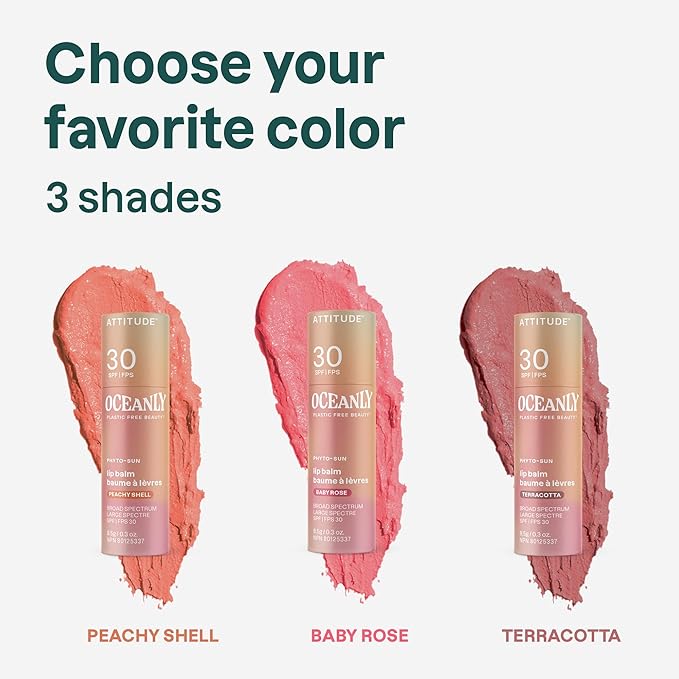 ATTITUDE Oceanly Tinted Lip Balm Shell,