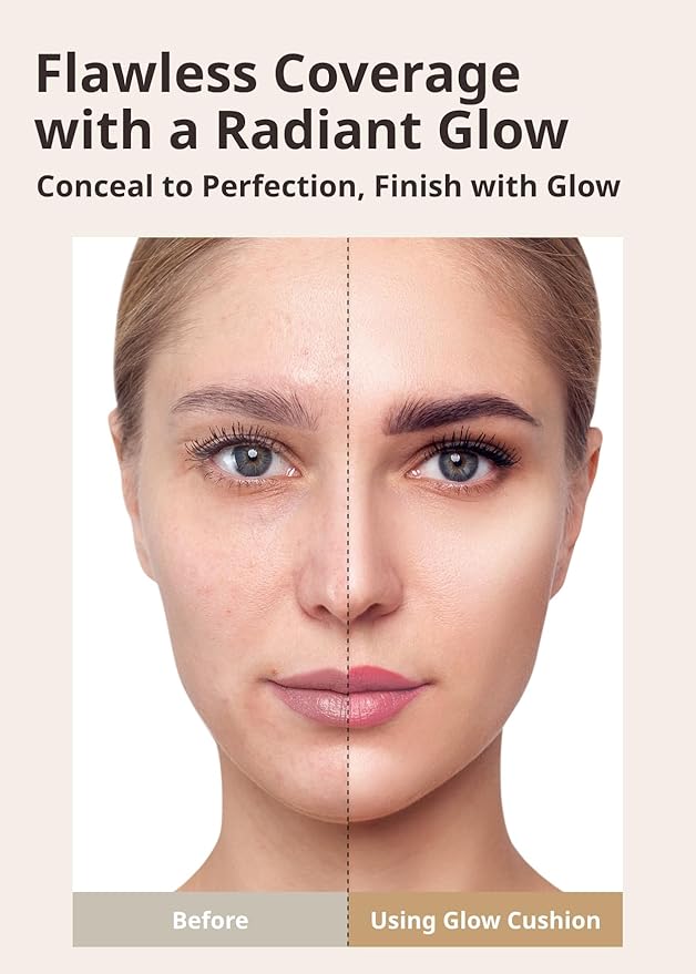 MISSHA Glow Cushion No.21 Light Beige for Bright