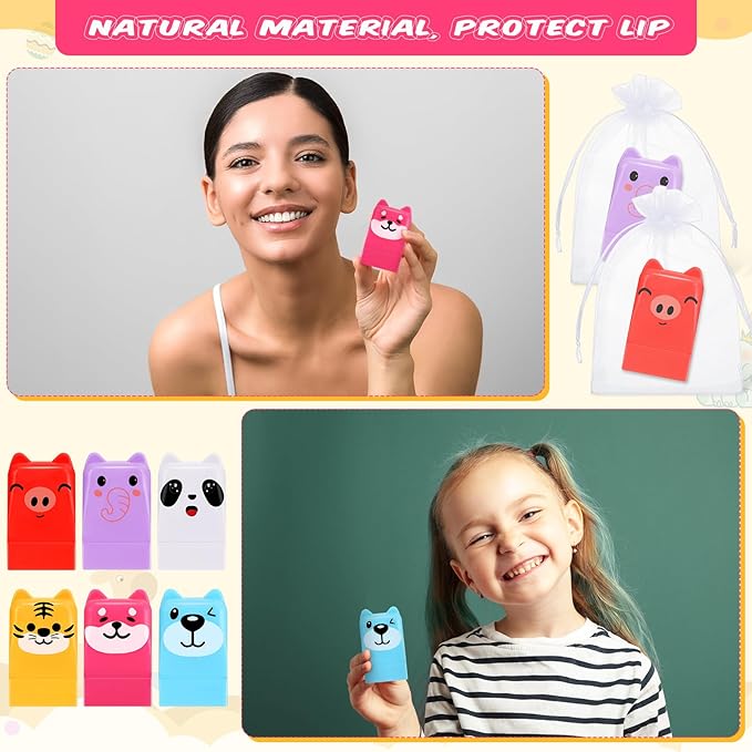 30 Sets Wild Animal Birthday Lip Classroom