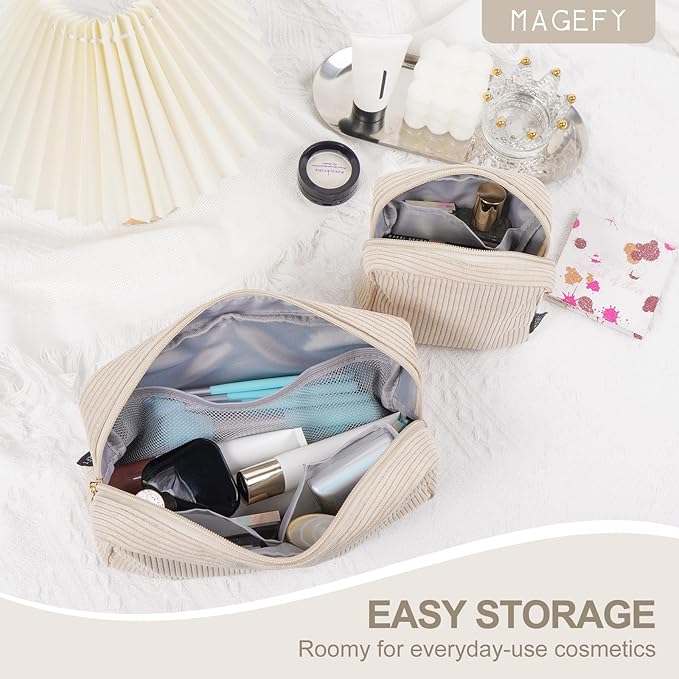 Magefy small makeup bag for