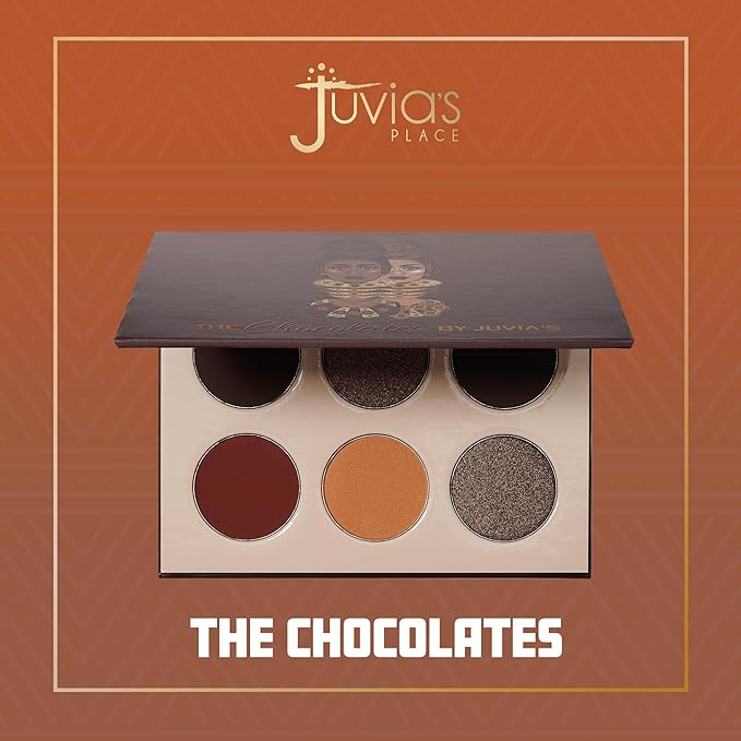 Juvia's Place Palette The Chocolates - Tan, Auburn,