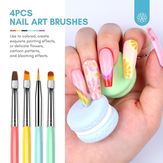 Saviland 6pcs nail art brushes