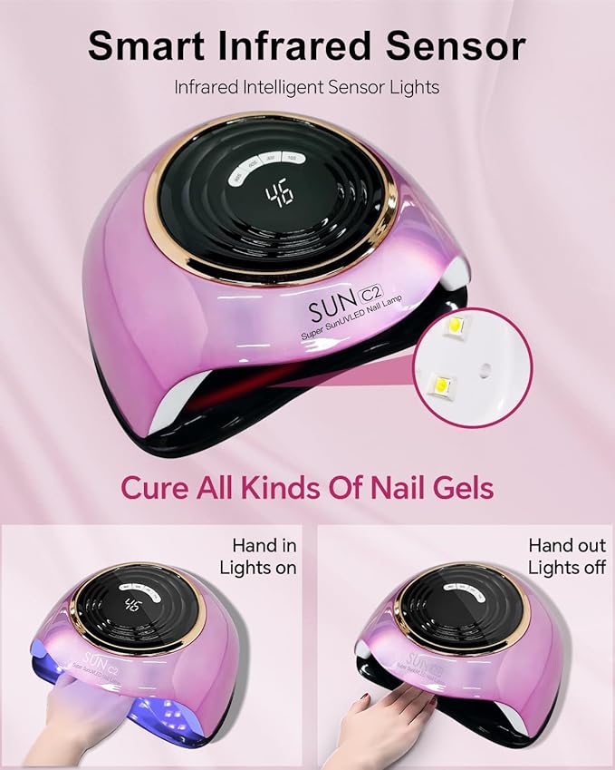 Uv led nail lamp, 288w