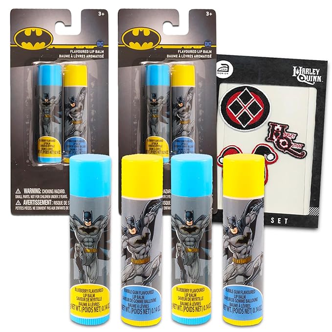 Batman Lip Balm Tube Bundle Girls