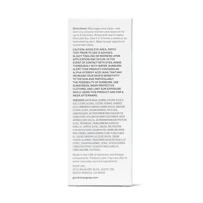 good.clean.goop beauty The Fruit Facial Exfoliating Scrub | good.clean.goop