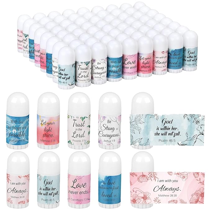 72 Pcs Mini Lip Balm Bulk All