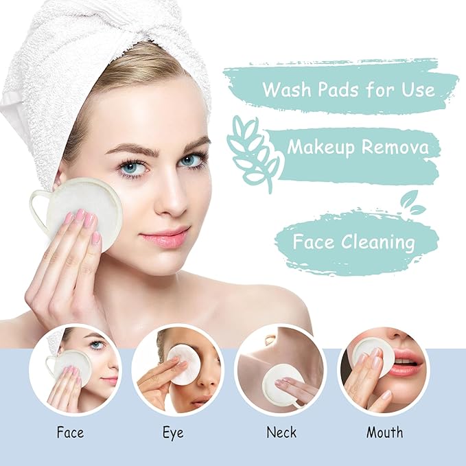 20 packs reusable makeup remover