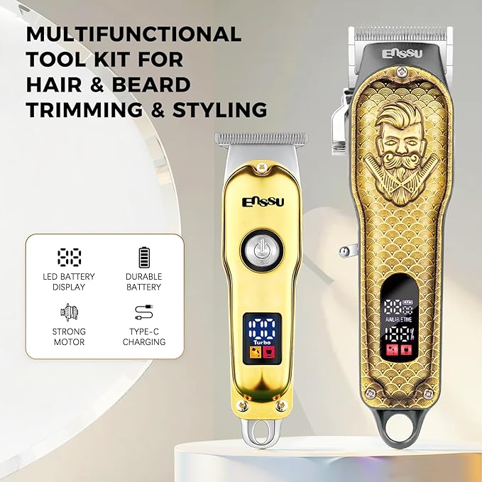 ENSSU Professional Hair Clippers for