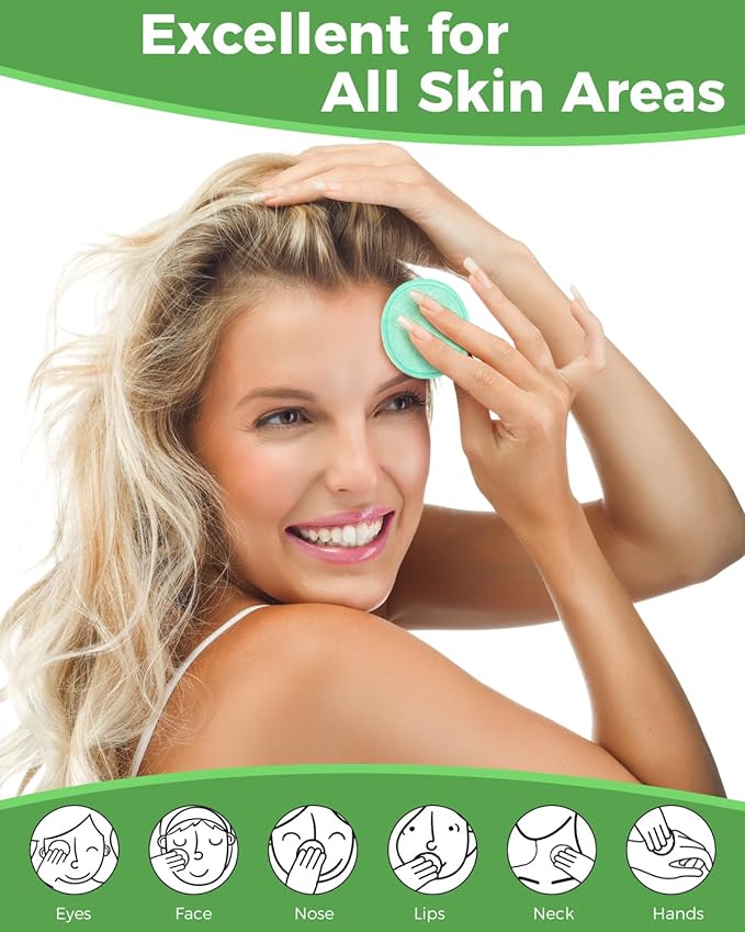 Reusable makeup remover pads -