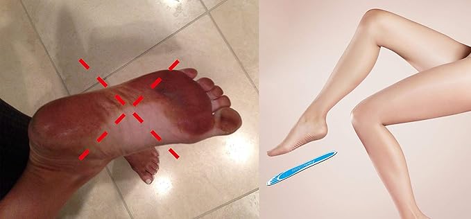 60 Pairs(120feets) Spray Tan Feet Pads For Sunless Spray Tanning in Blue