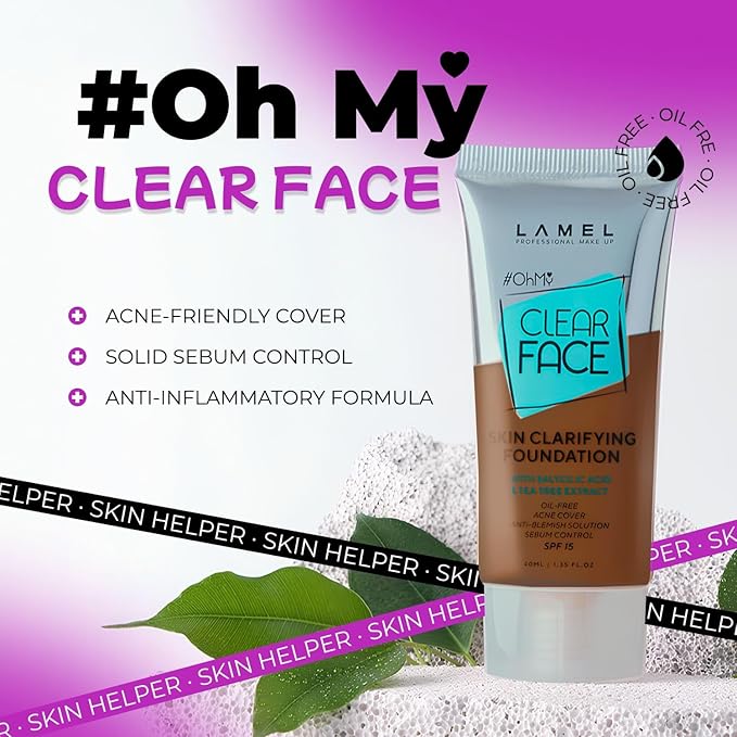 LAMEL OhMy Clear Face Full Coverage Foundation -