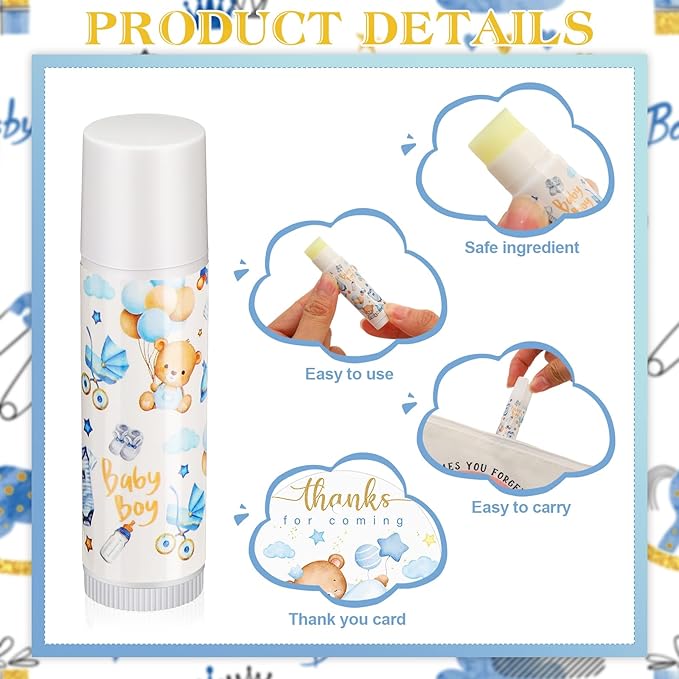 Fumete 50 Pack Bear Baby Shower Classroom