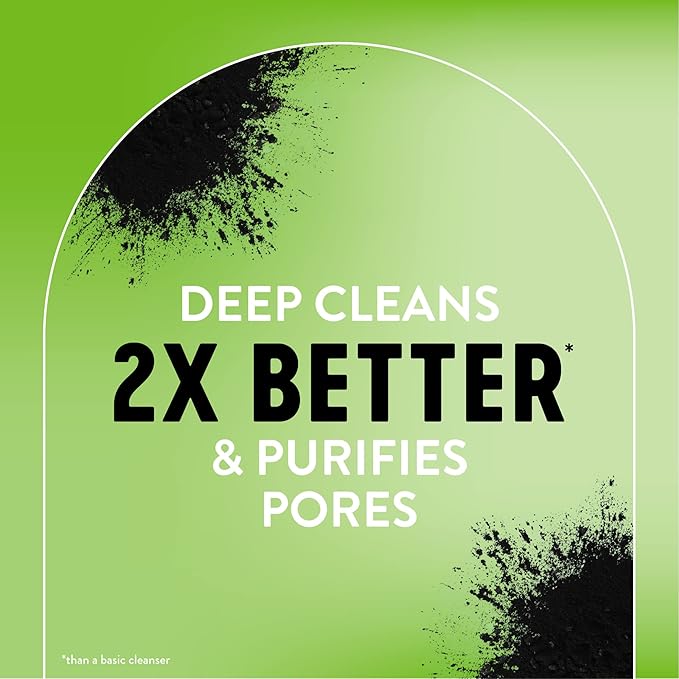 Biore Deep Pore Charcoal Face Wash, Daily Facial Cleanser for Dirt & Makeup Removal, for Oily Skin, 11.45 fl oz, Value Size (Pack of 2)