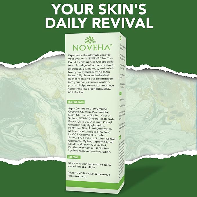 Noveha tea tree eyelid gel