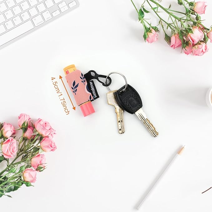 6 Pack Compact Clip-On Chapstick Holder Whale)