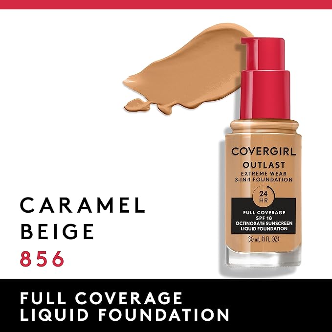 Covergirl Outlast Extreme Wear 3-in-1 Full Coverage Liquid Fl. Oz.