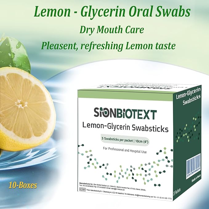 Lemon glycerin swabs (750 count