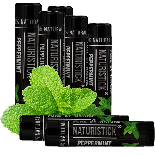 7-Pack Black Peppermint Lip Balm