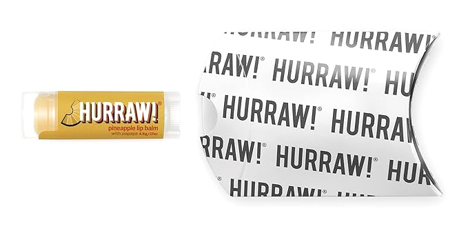 Hurraw! Pineapple Lip Balm: Organic, Certified