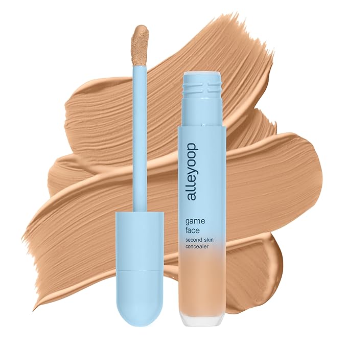 Alleyoop Game Face Concealer Makeup, Lightweight to Medium
