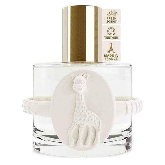 Sophie la girafe Eau de Toilette | Includes Sophie Teether | Nostalgic Childhood Scent of Citrus & Vanilla (50 ml or 1.7 fl oz)