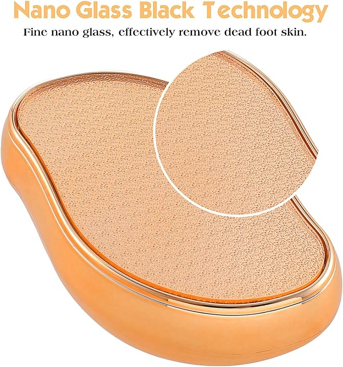 Nano glass foot file callus