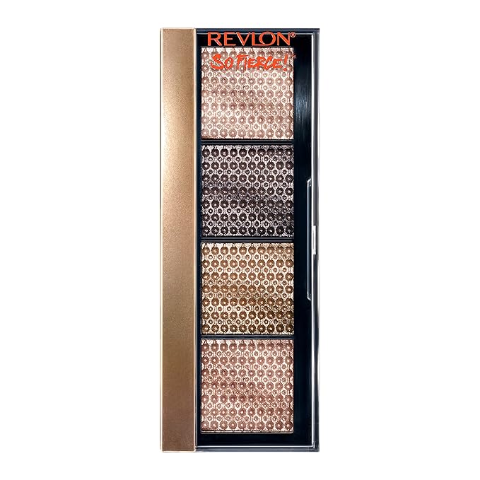 Revlon So Fierce Prismatic Eyeshadow Palette, Eye Makeup, Ultra Creamy Pigmented in Blendable Matte & Pearl Finishes, 961 That's A Dub, 0.21 oz