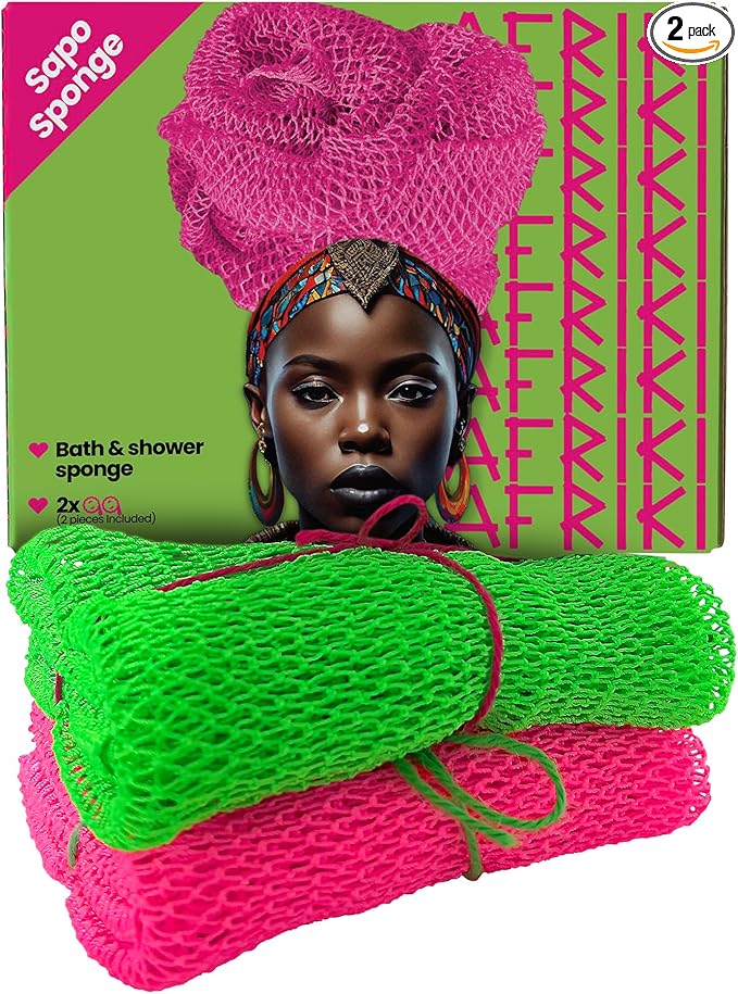 Afriki african net sponge exfoliating