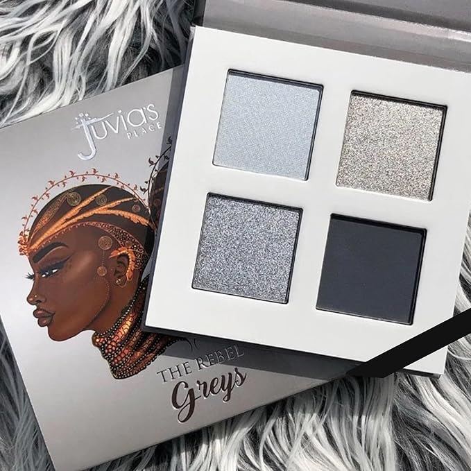 Juvia's Place Rebel Quad Grey Eyeshadow Palette -