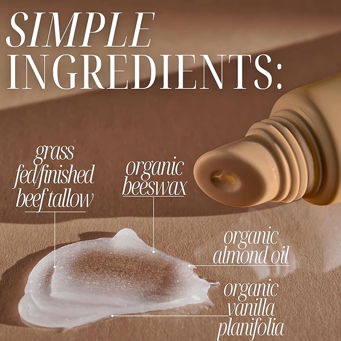 All Natural Tallow Lip Balm Squeezable