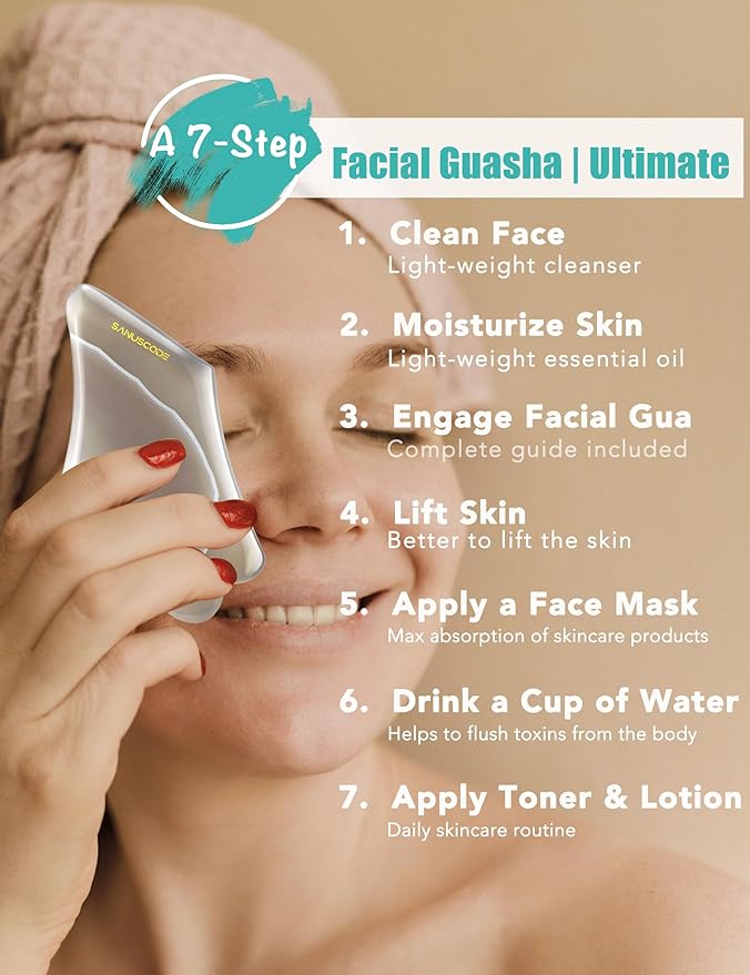 Gua Sha Stone, Gua Sha Facial Sculpting