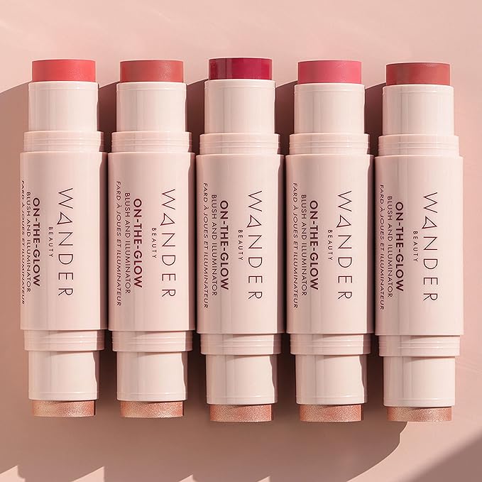 Wander Beauty On-the-Glow Blush and Illuminator - Petal - 0. 4 oz