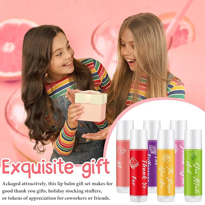 24 Pcs Lip Balm Gifts Bulk