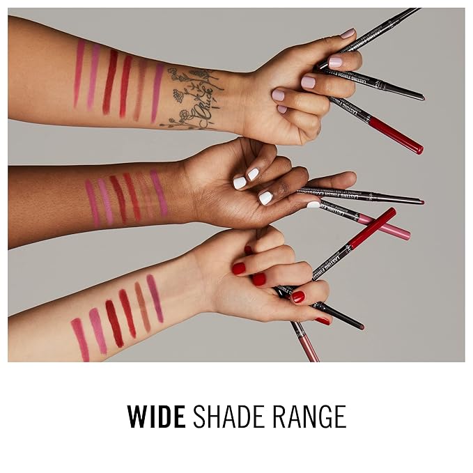 Rimmel Lasting Finish Exaggerate Automatic Lip Liner, 18 Rose Addiction (Pack of 5)