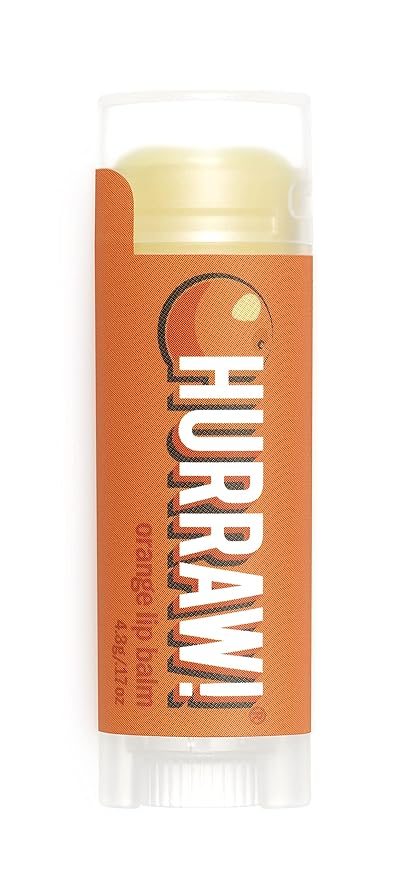Hurraw! Orange Lip Balm: Organic, Certified