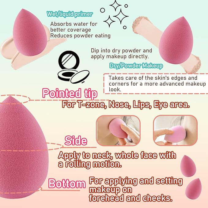 Mushroom Head Air Cushion CC Cream Foundation Set,Includes Makeup Sponge