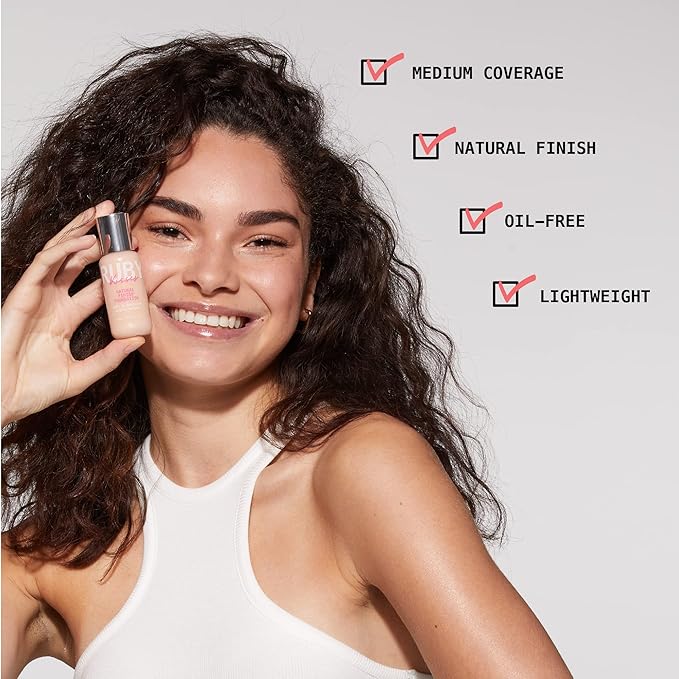 Ruby Kisses Liquid Foundation Medium Coverage, Lightweight, Natural