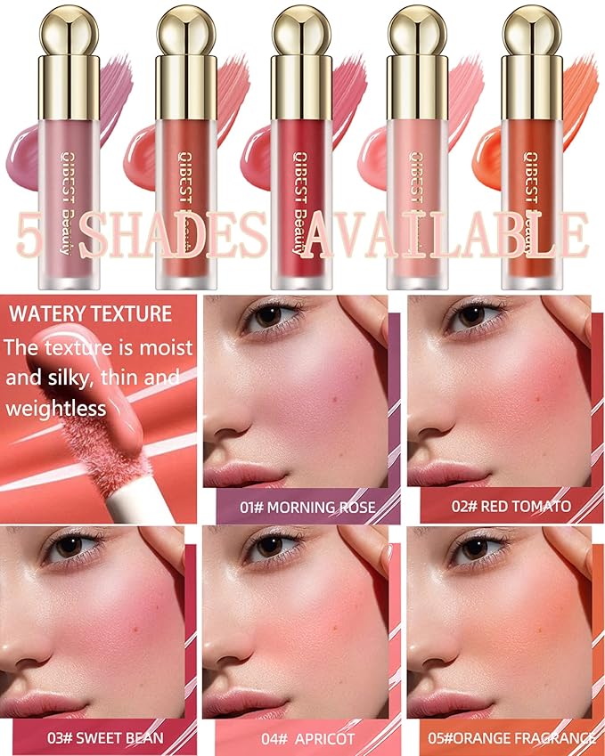 Liquid Blush Wand, Creme Matte Finish Looking, Dewy -# 02