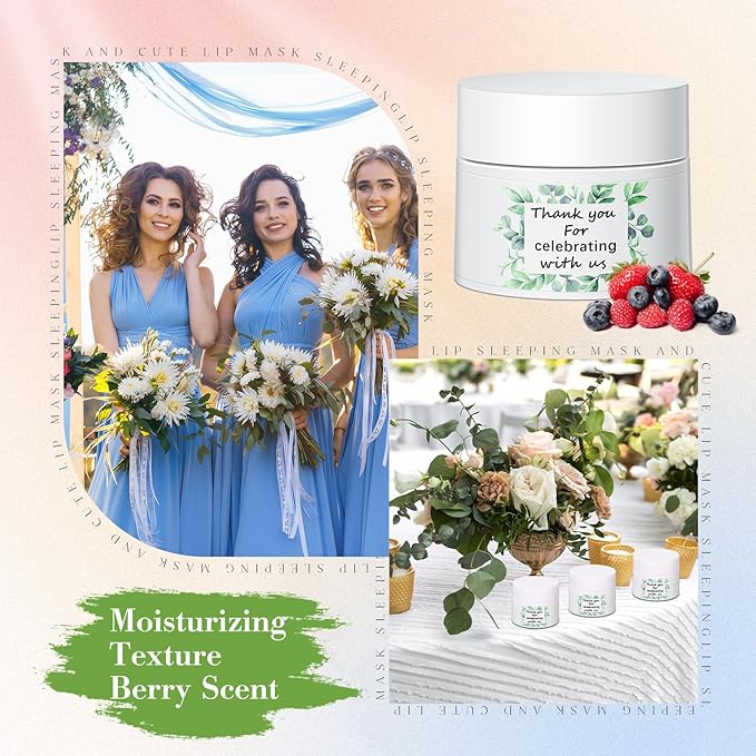 12 Pcs Thank You Lip Sleeping