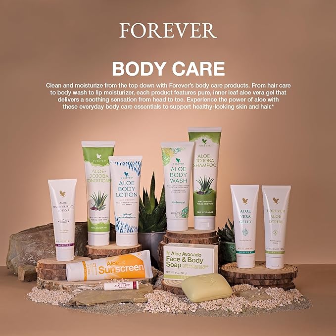 Forever Living - Forever Aloe Vera Gelly - Pure Aloe Gel - Soothes, Moisturizes, and Conditions - Vegan, Vegetarian, Gluten-Free - 4 fl oz. (2 Pack)