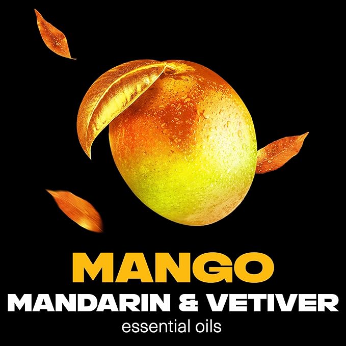 AXE Fine Fragrance Collection Body Wash For Men Golden Mango 4 Count 12h Refreshing Scent Shower Gel Infused with Mango, Mandarin, and Vetiver Essentials Fine Fragrance Collection 18 oz