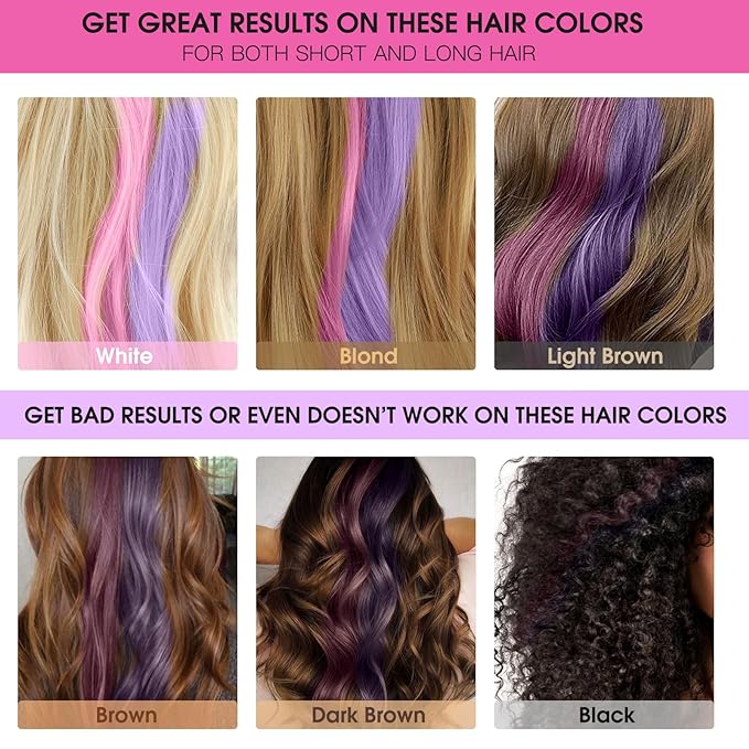 MSDADA Purple Hair Chalk for