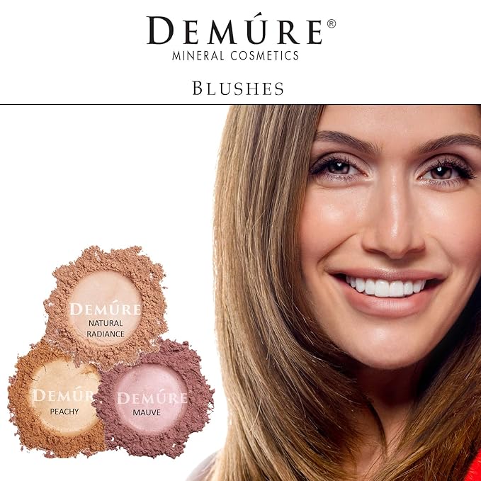 Demure Mineral Blush Makeup (Mauve), Loose Powder Makeup, By Demure