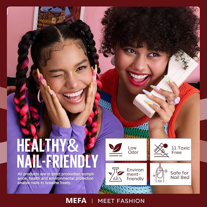 Mefa fall winter gel nail