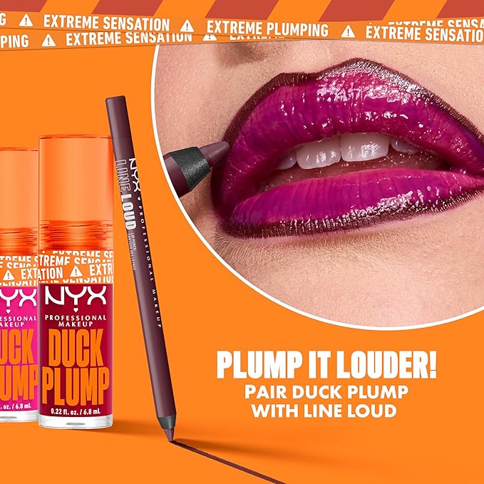 NYX PROFESSIONAL MAKEUP Line Loud Lip Liner, Longwear and Pigmented Lip Pencil with Jojoba Oil & Vitamin E - No Wine-ing