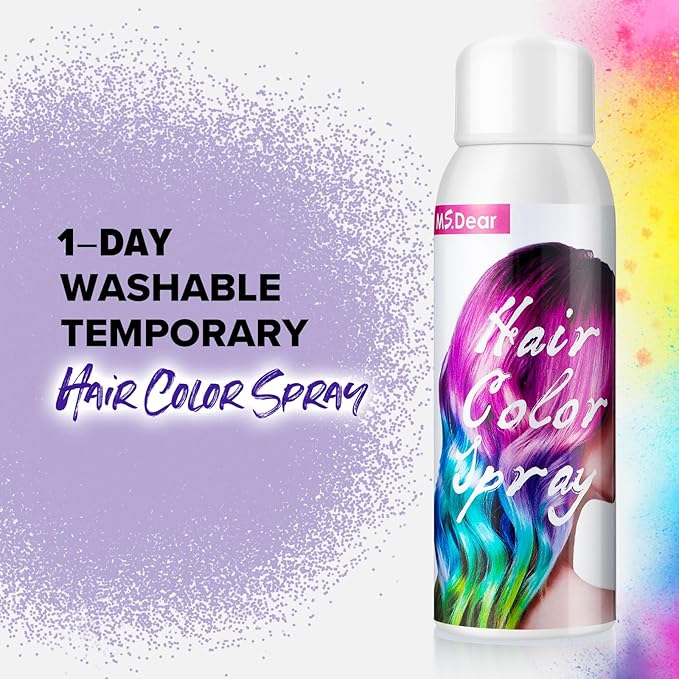 ONE-TIME USE Purple Hair Color