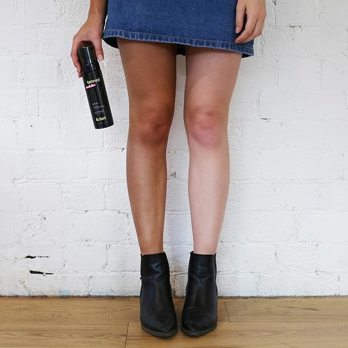 B.TAN Dark Mousse Self Tanner, 1 Hour Sunless Tanner, Vegan, Cruelty Free, 6.7 Fl Oz